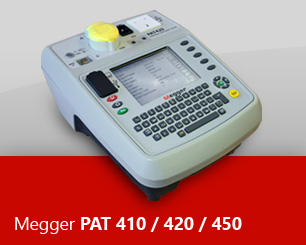 PAT Testing Software for your Megger PAT 410, 420 or 450